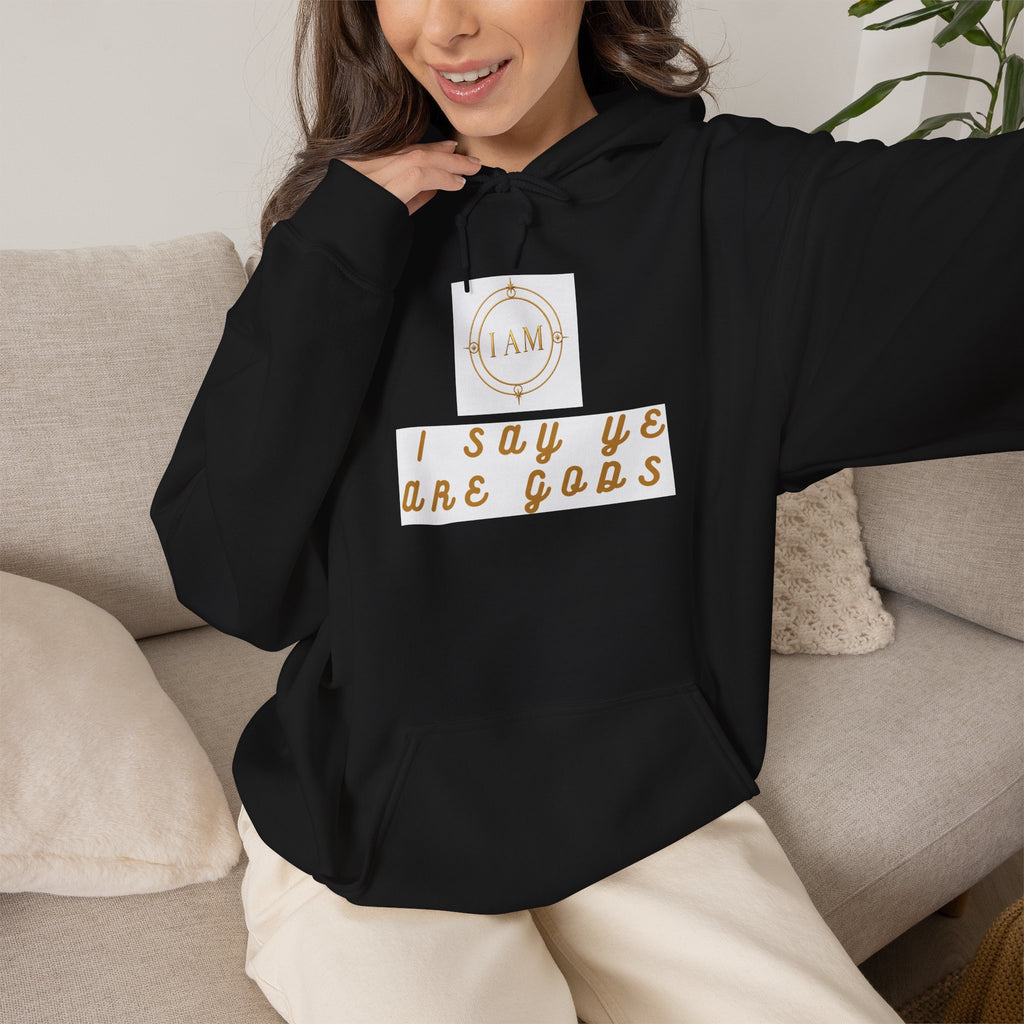 Midweight hooded Unisex sweatshirt