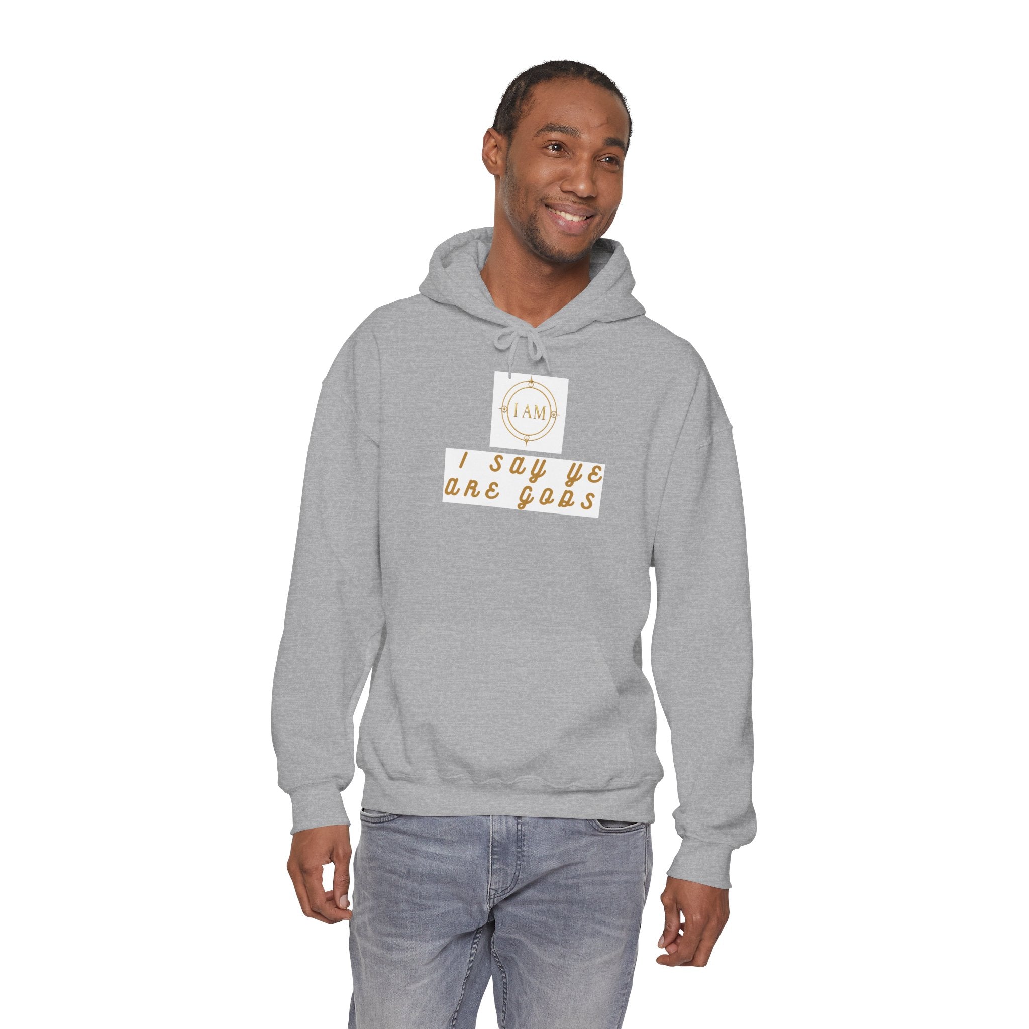 Midweight hooded Unisex sweatshirt