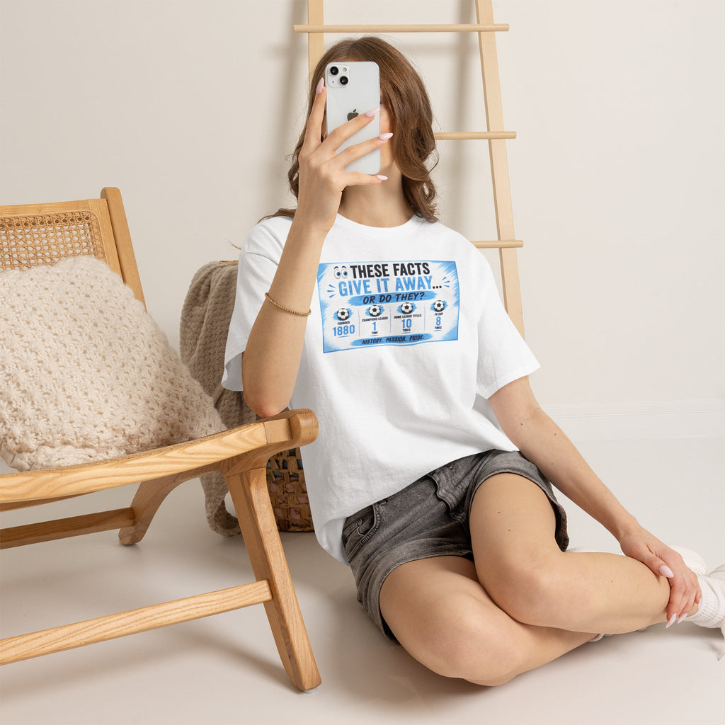 T-Shirt — “These Facts Give It Away… Or Do They?” Infographic Tee
