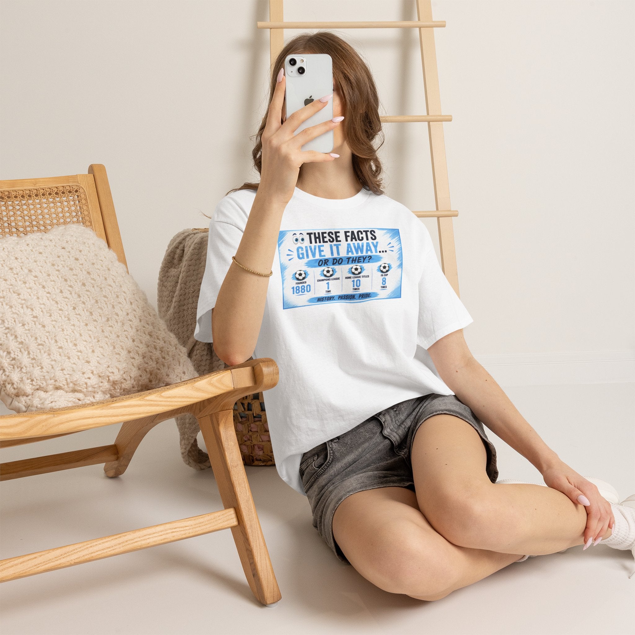 T-Shirt — “These Facts Give It Away… Or Do They?” Infographic Tee