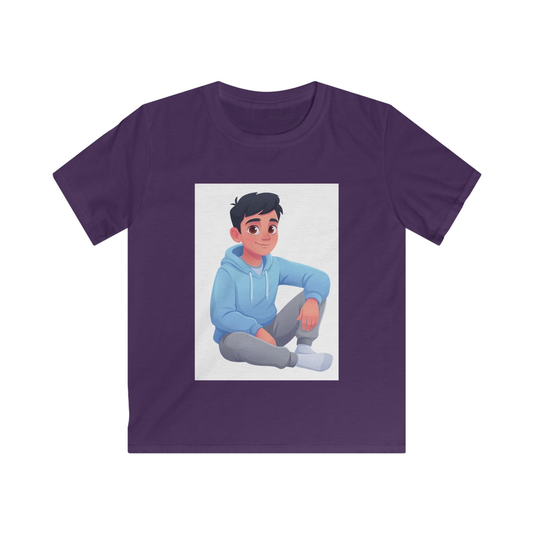Kids Tee — Courageous Boy Graphic Shirt ("I Am Courageous")
