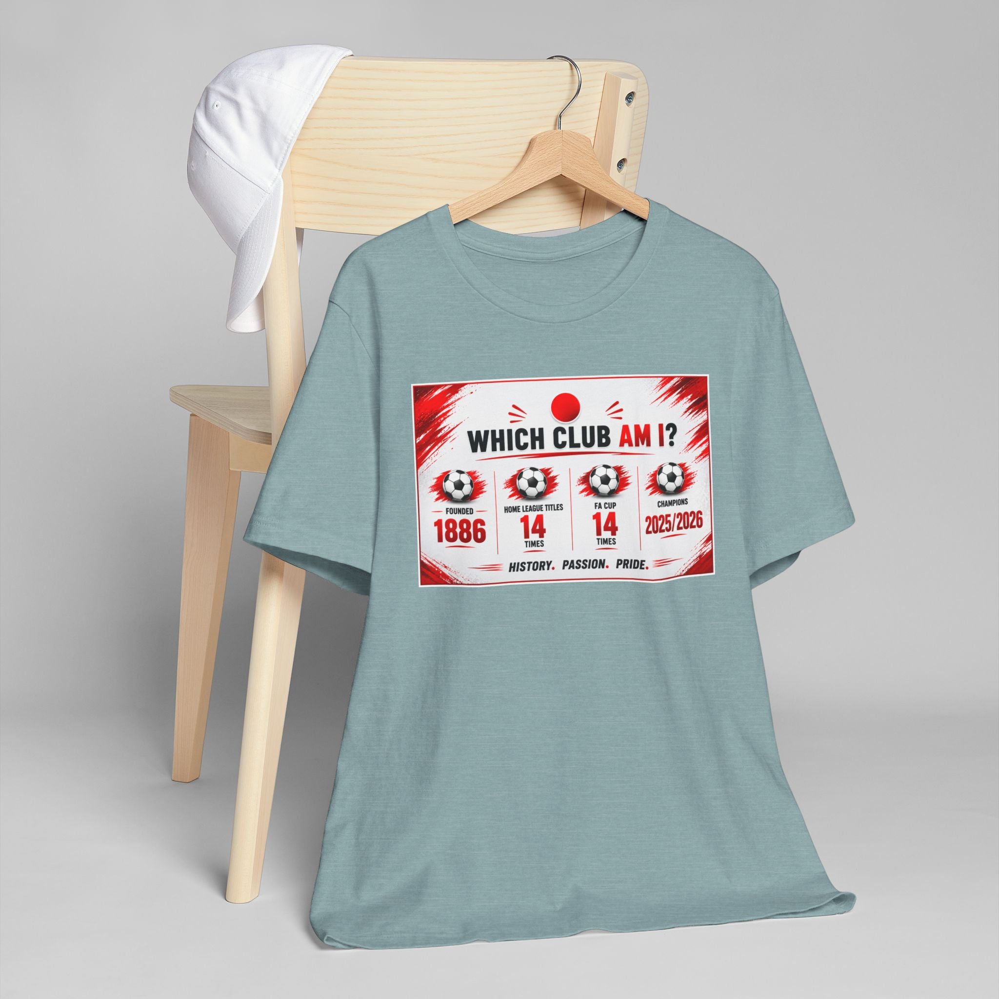Which Club Am I? Soccer Trivia T-Shirt — Football Fan Quiz Tee