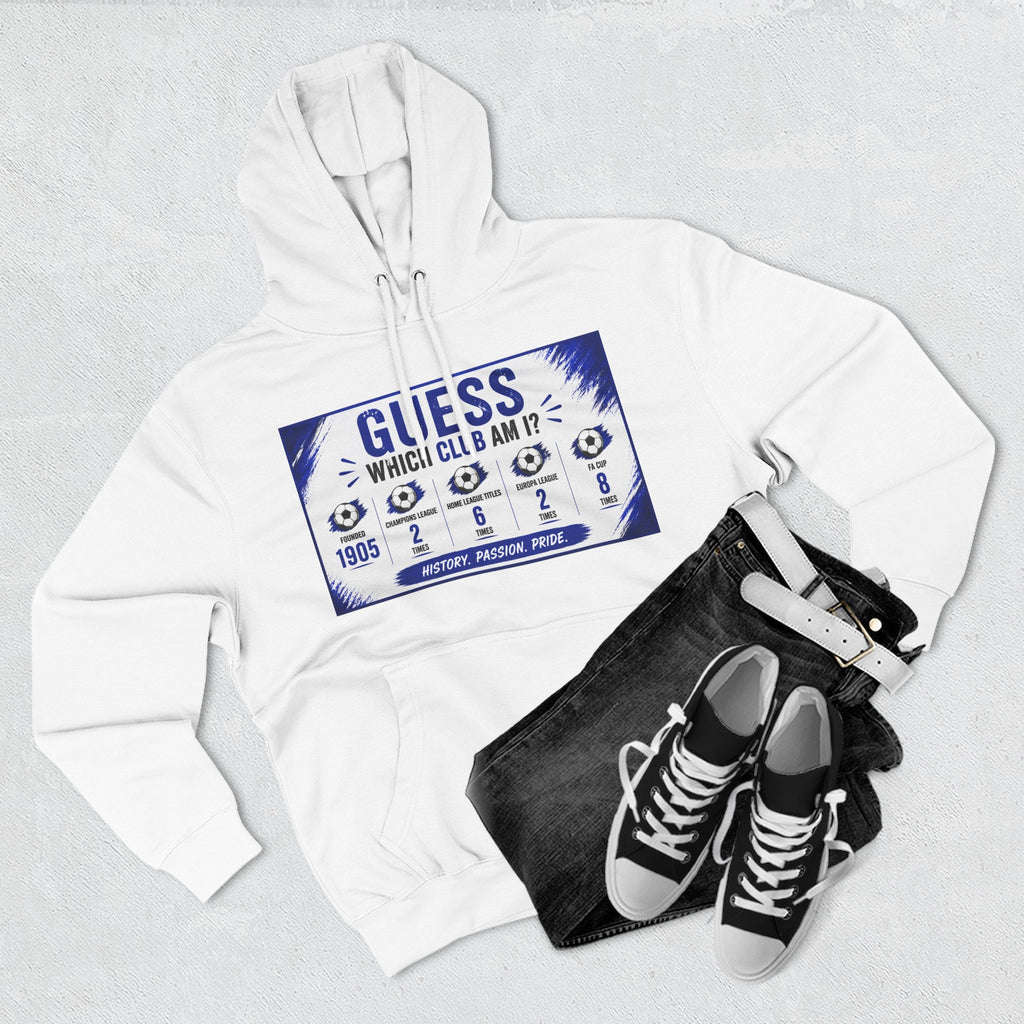Three-Panel Fleece Hoodie