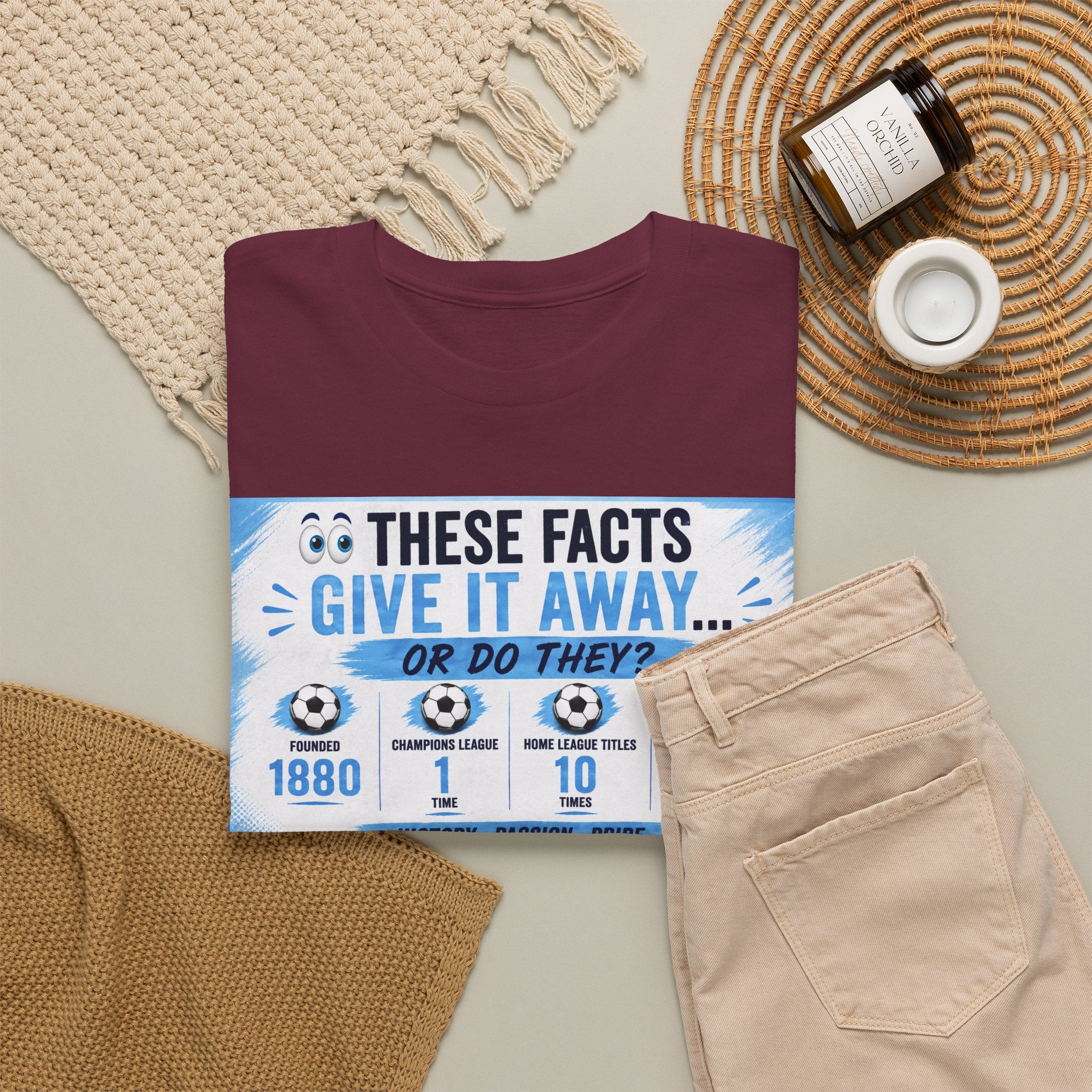 T-Shirt — “These Facts Give It Away… Or Do They?” Infographic Tee