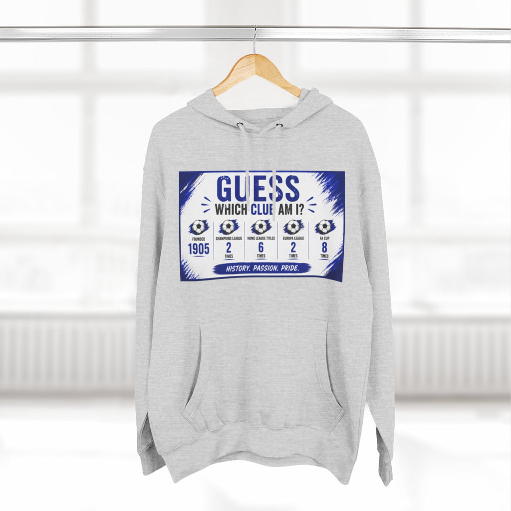 Three-Panel Fleece Hoodie