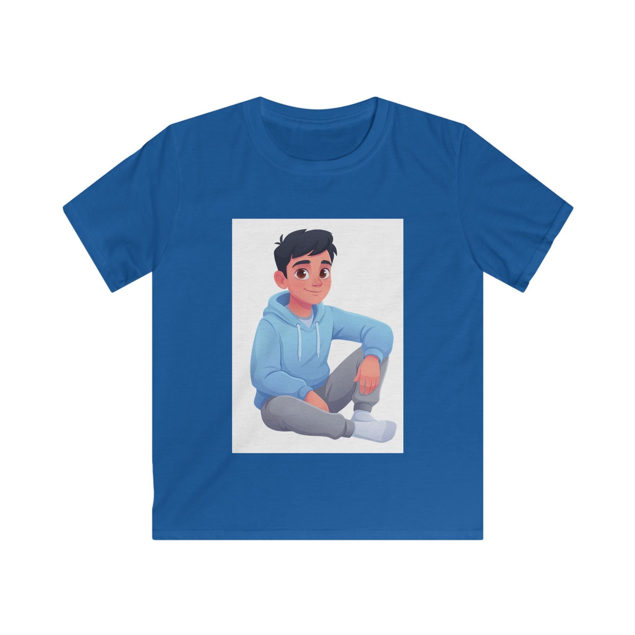 Kids Tee — Courageous Boy Graphic Shirt ("I Am Courageous")