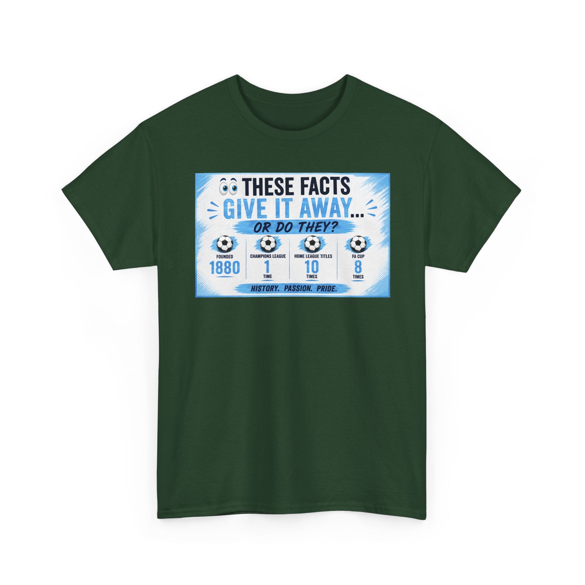 T-Shirt — “These Facts Give It Away… Or Do They?” Infographic Tee
