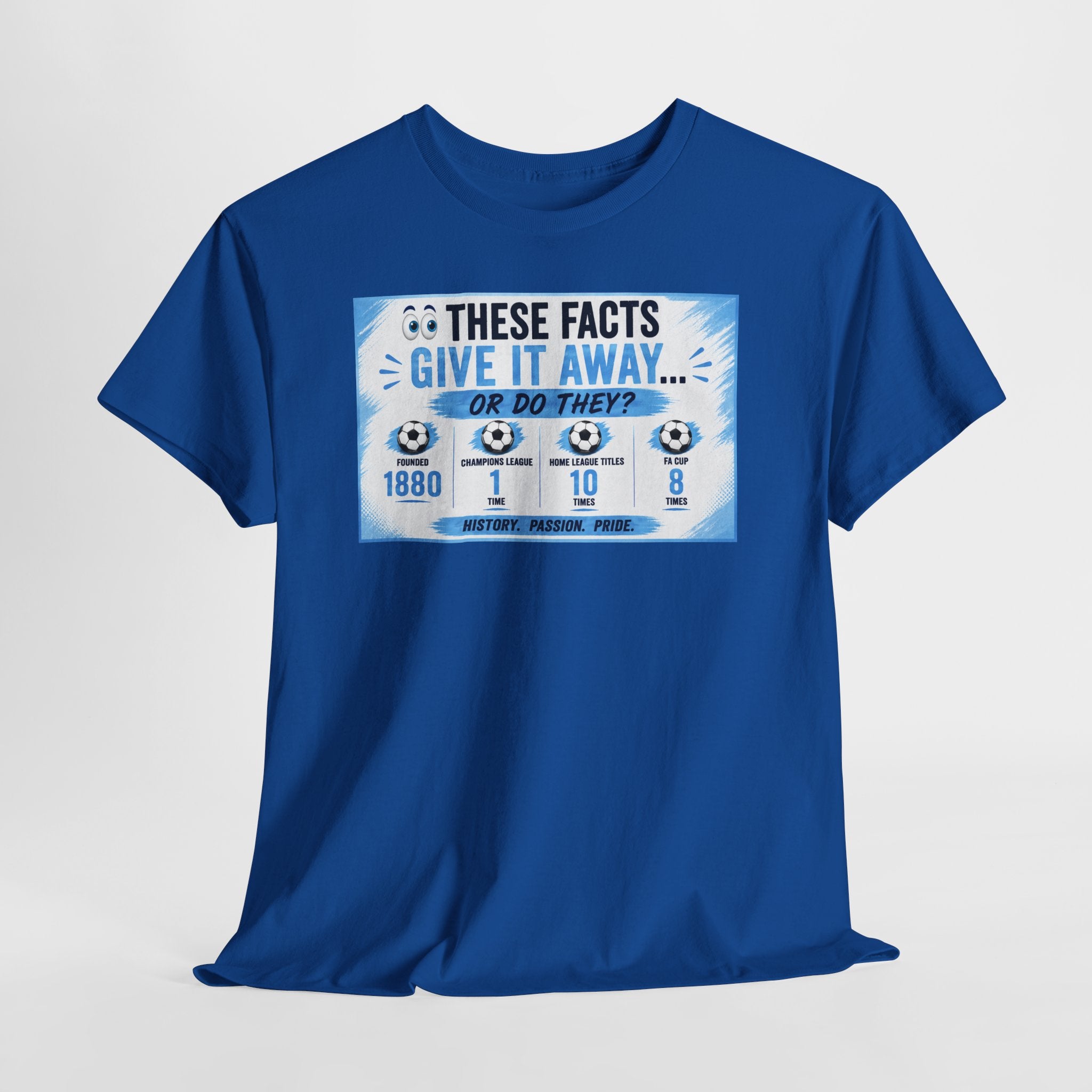 T-Shirt — “These Facts Give It Away… Or Do They?” Infographic Tee