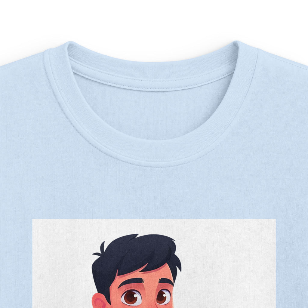 Kids Tee — Courageous Boy Graphic Shirt ("I Am Courageous")