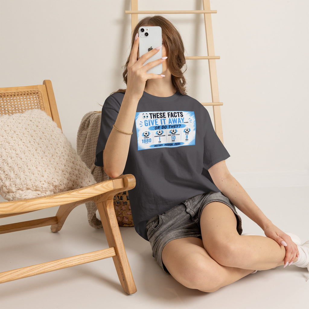 T-Shirt — “These Facts Give It Away… Or Do They?” Infographic Tee