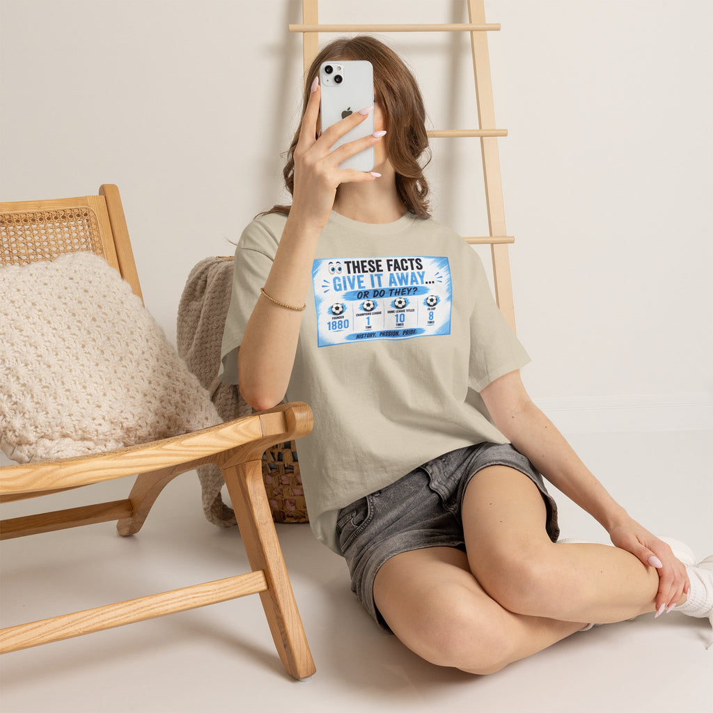 T-Shirt — “These Facts Give It Away… Or Do They?” Infographic Tee