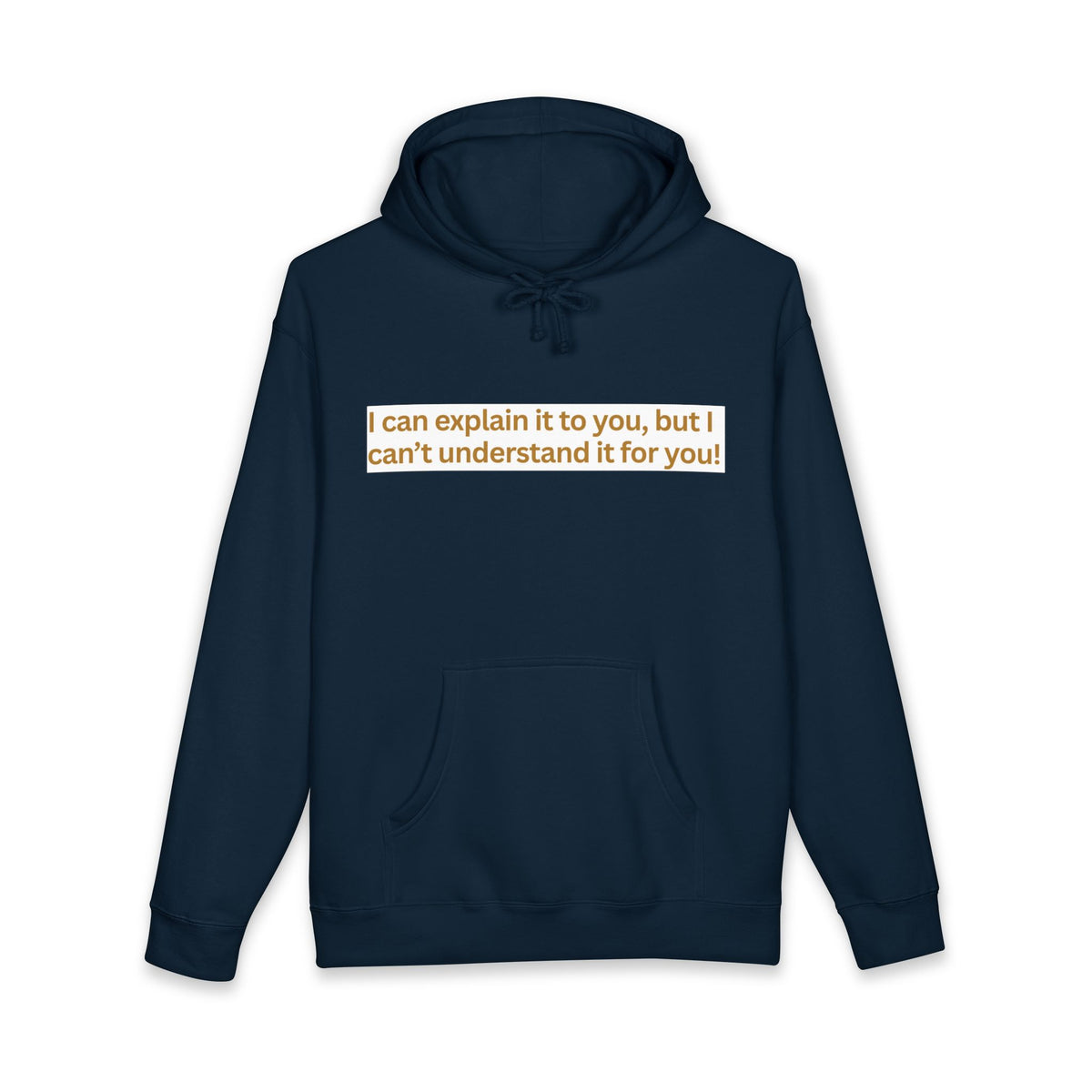 Hoodie — “I can explain it to you, but I can’t understand it for you” Motivational Graphic Hoodie