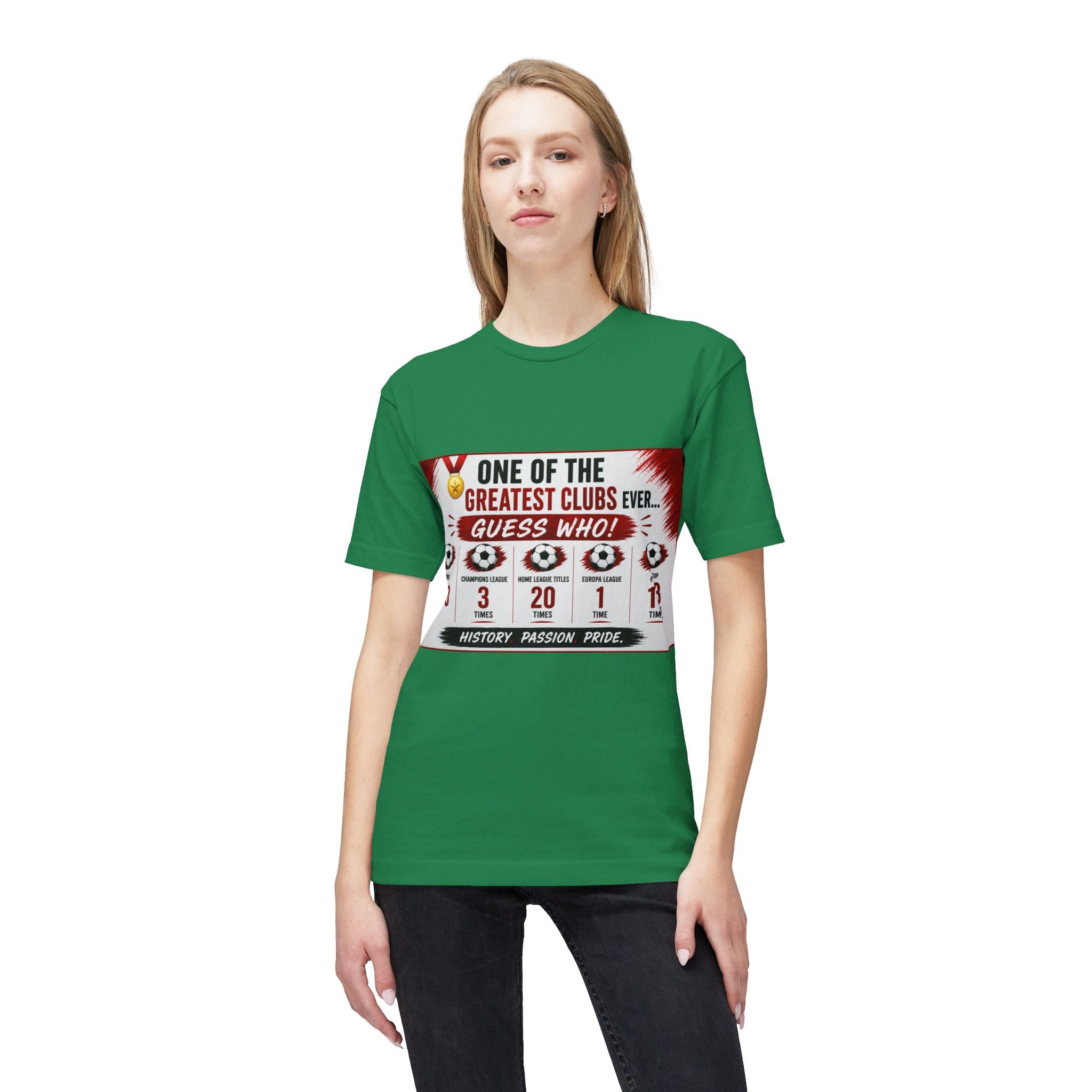 Soccer Club Stats Graphic T-Shirt – "One of the Greatest Clubs Ever" Fan Tee