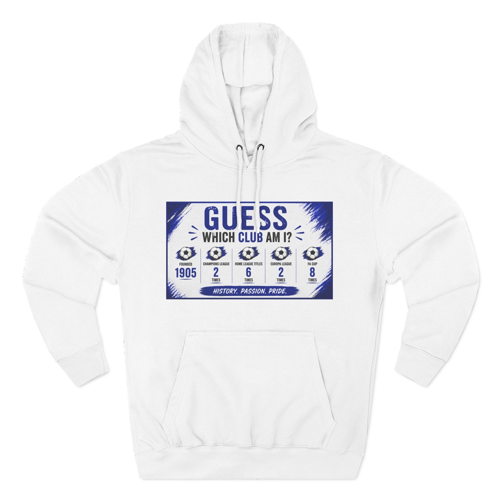 Three-Panel Fleece Hoodie