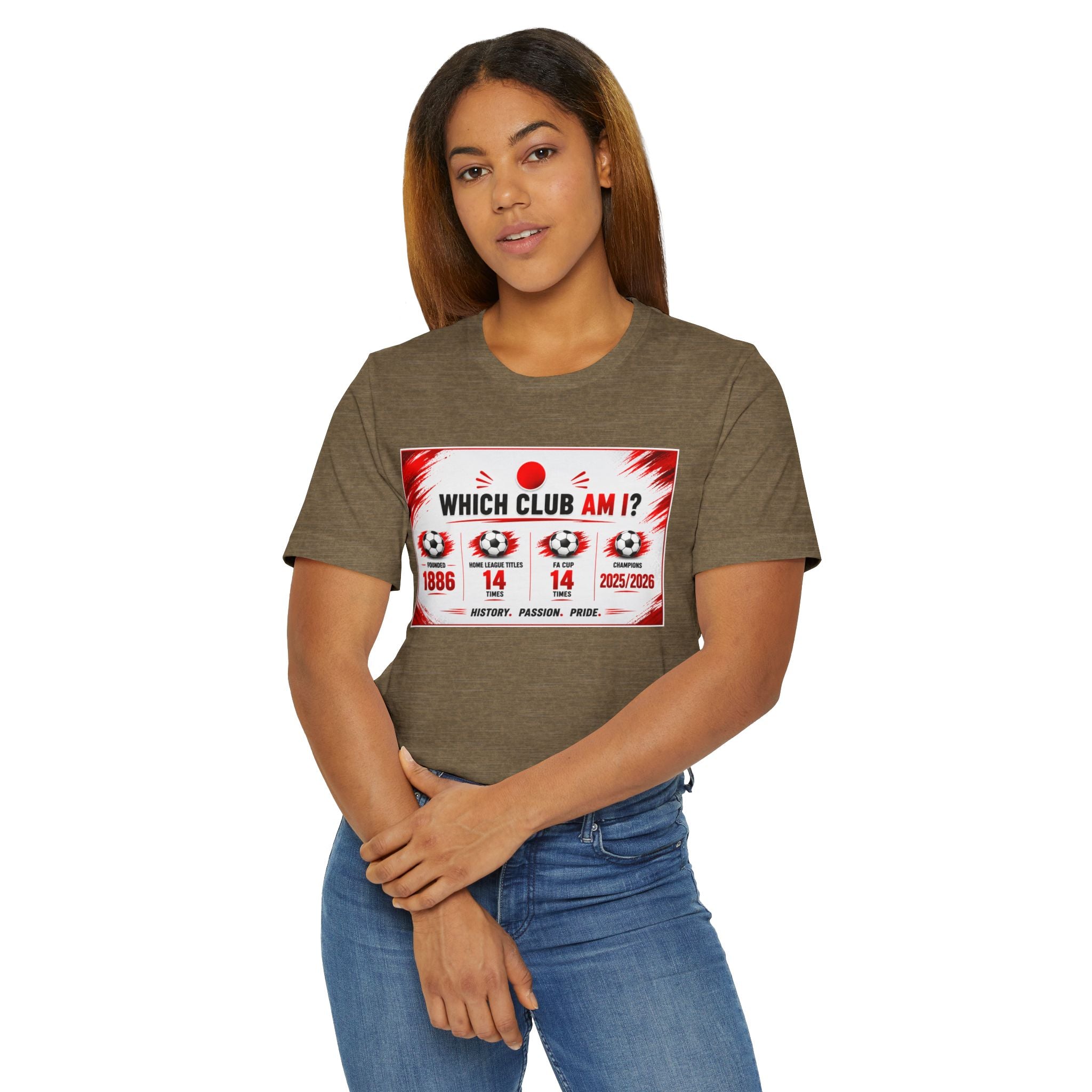 Which Club Am I? Soccer Trivia T-Shirt — Football Fan Quiz Tee