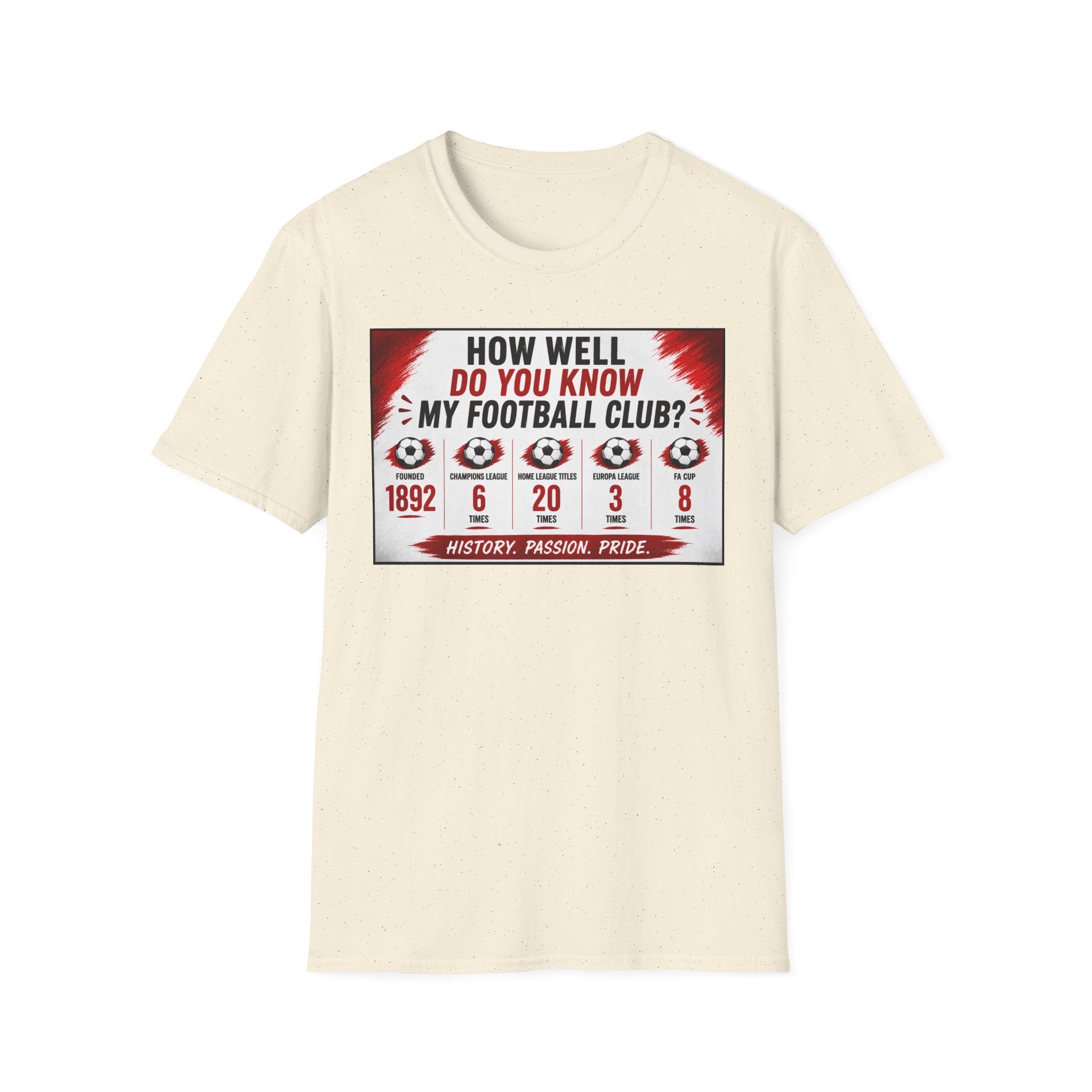 How Well Do You Know My Football Club? T-Shirt — Fan Trivia Graphic Tee