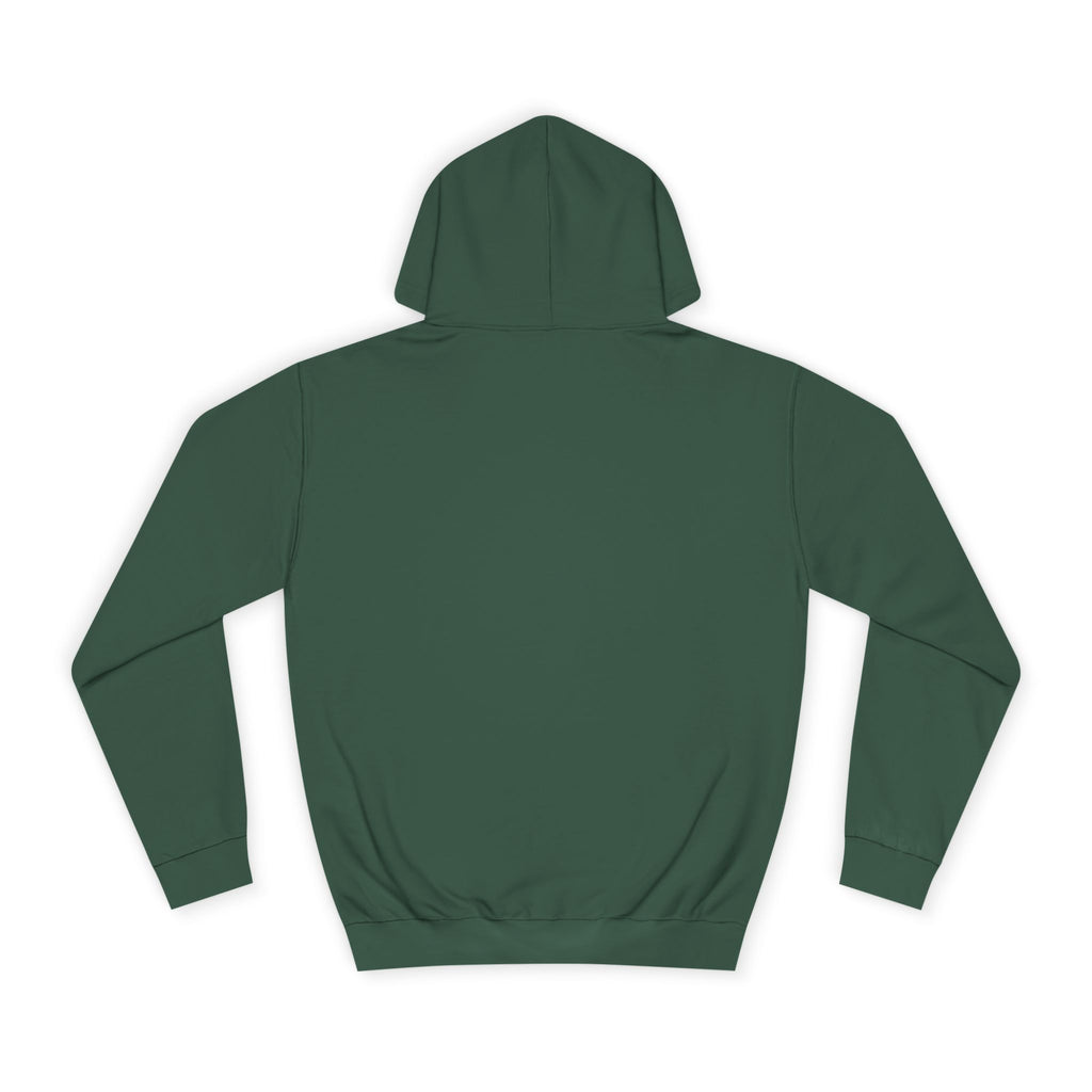 College Hoodie — 'These Facts Give It Away... Or Do They?' Graphic Pullover