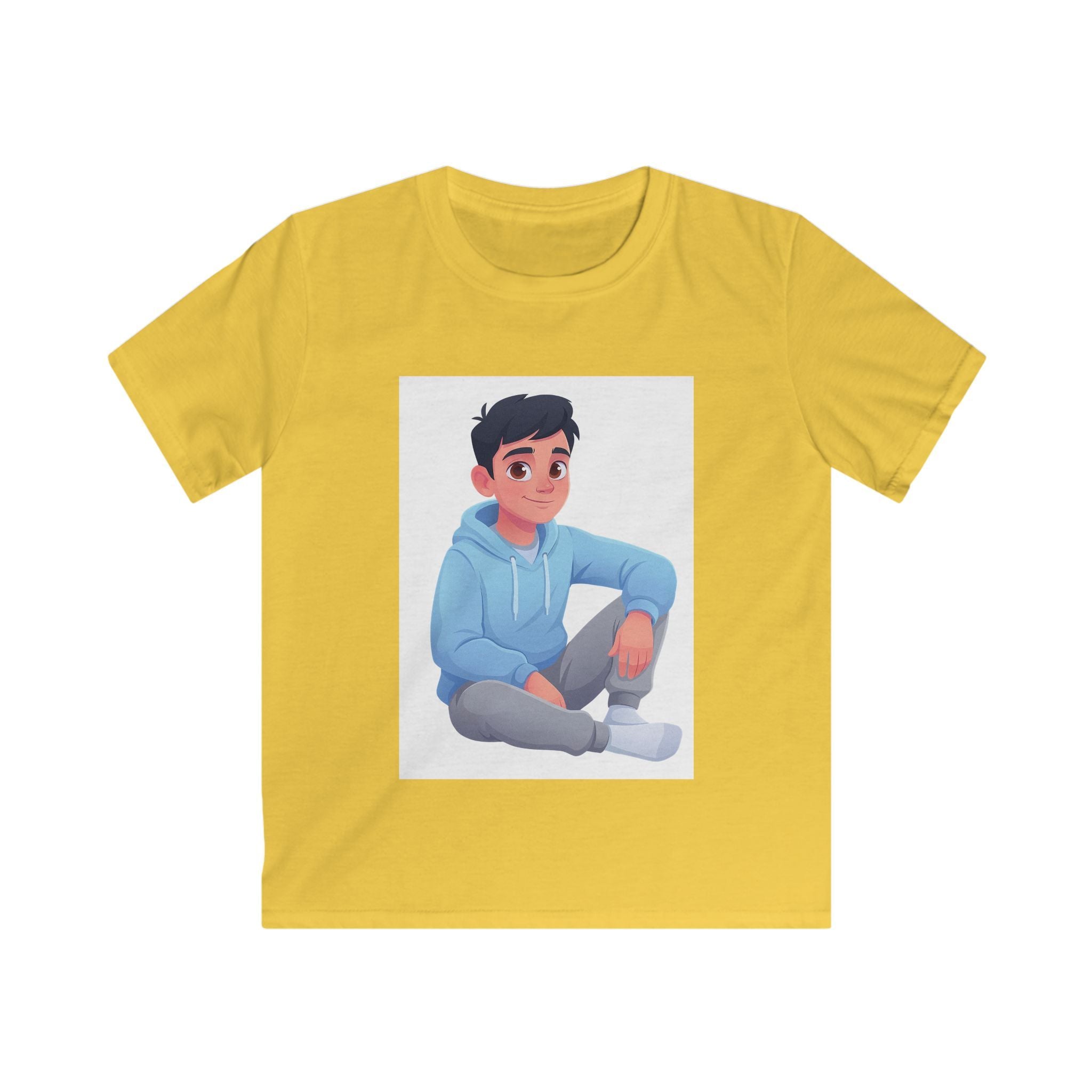 Kids Tee — Courageous Boy Graphic Shirt ("I Am Courageous")