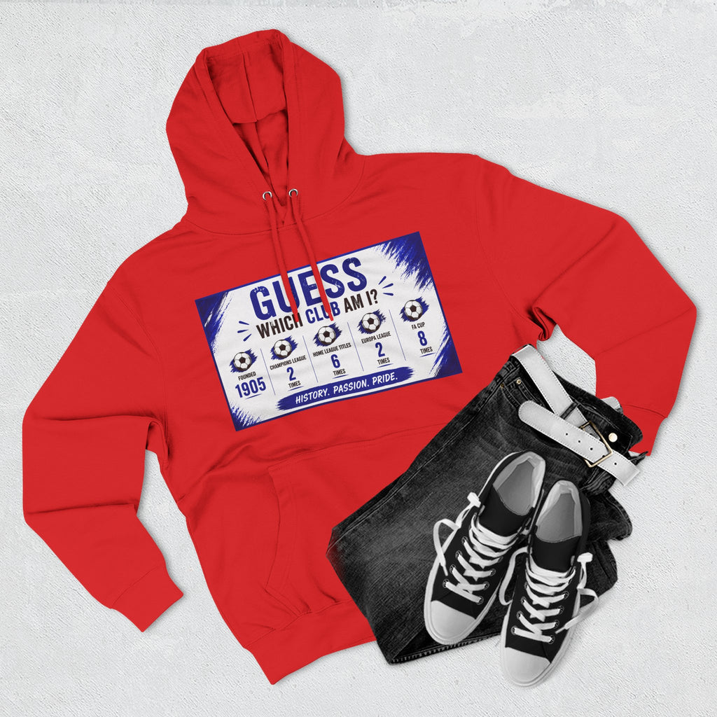 Three-Panel Fleece Hoodie