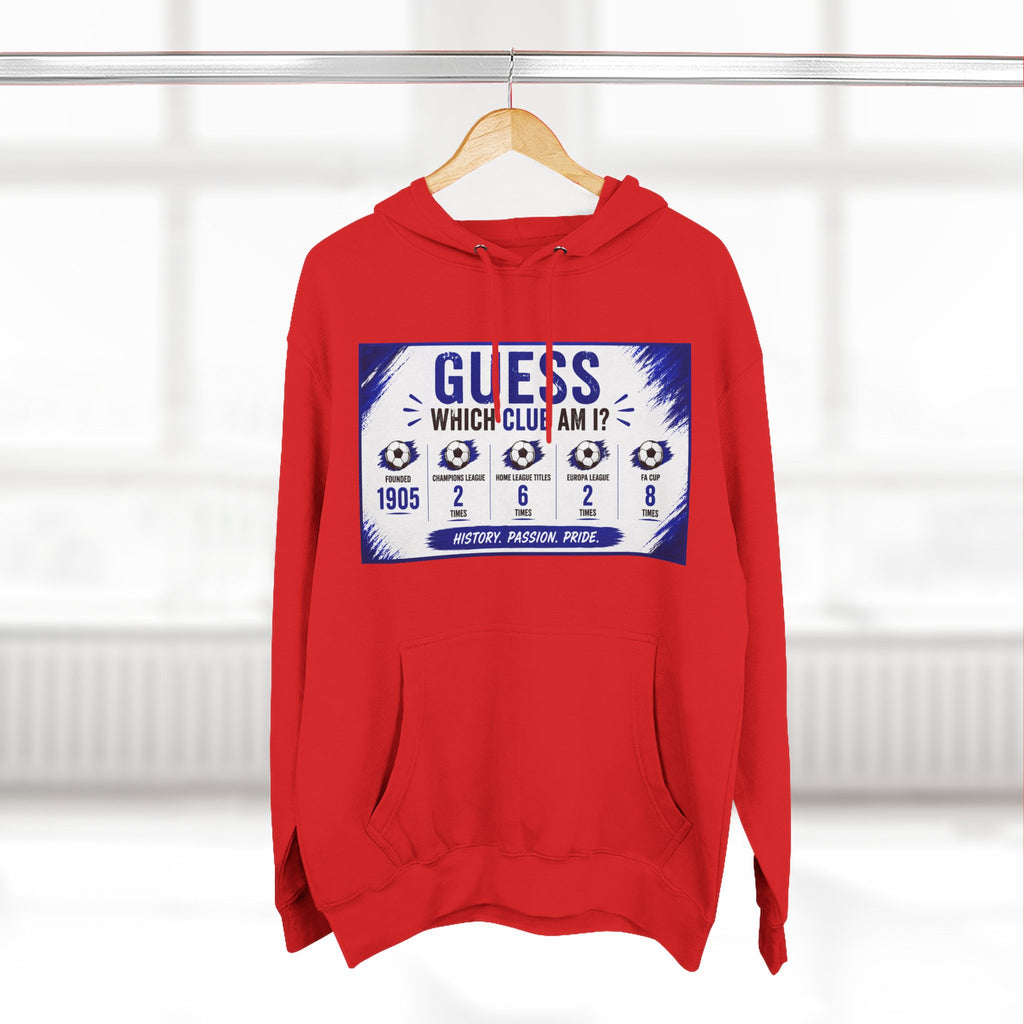 Three-Panel Fleece Hoodie