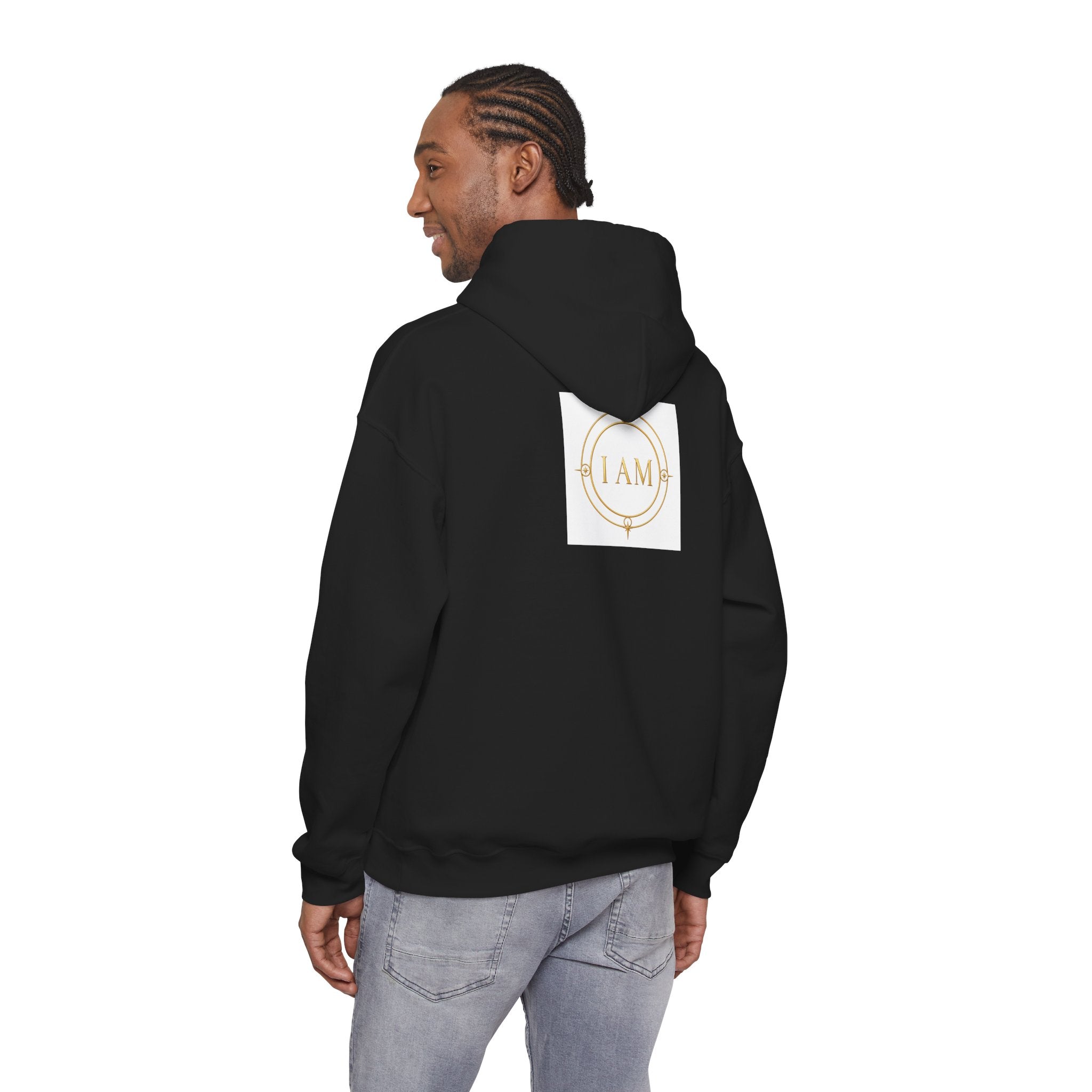 Midweight hooded Unisex sweatshirt