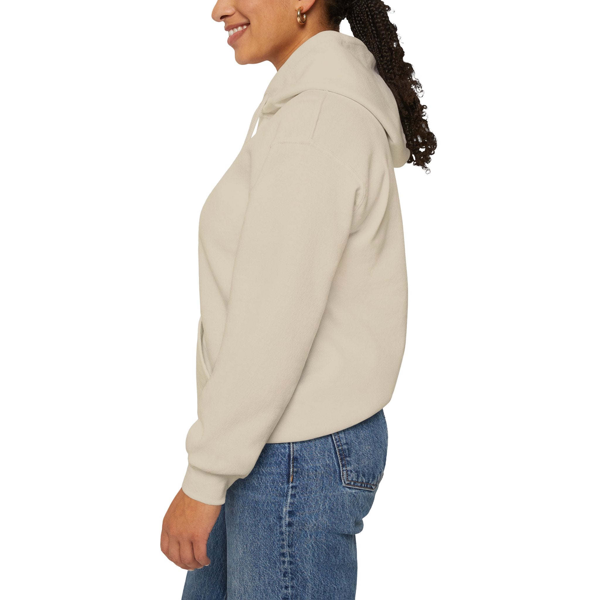 Midweight hooded Unisex sweatshirt