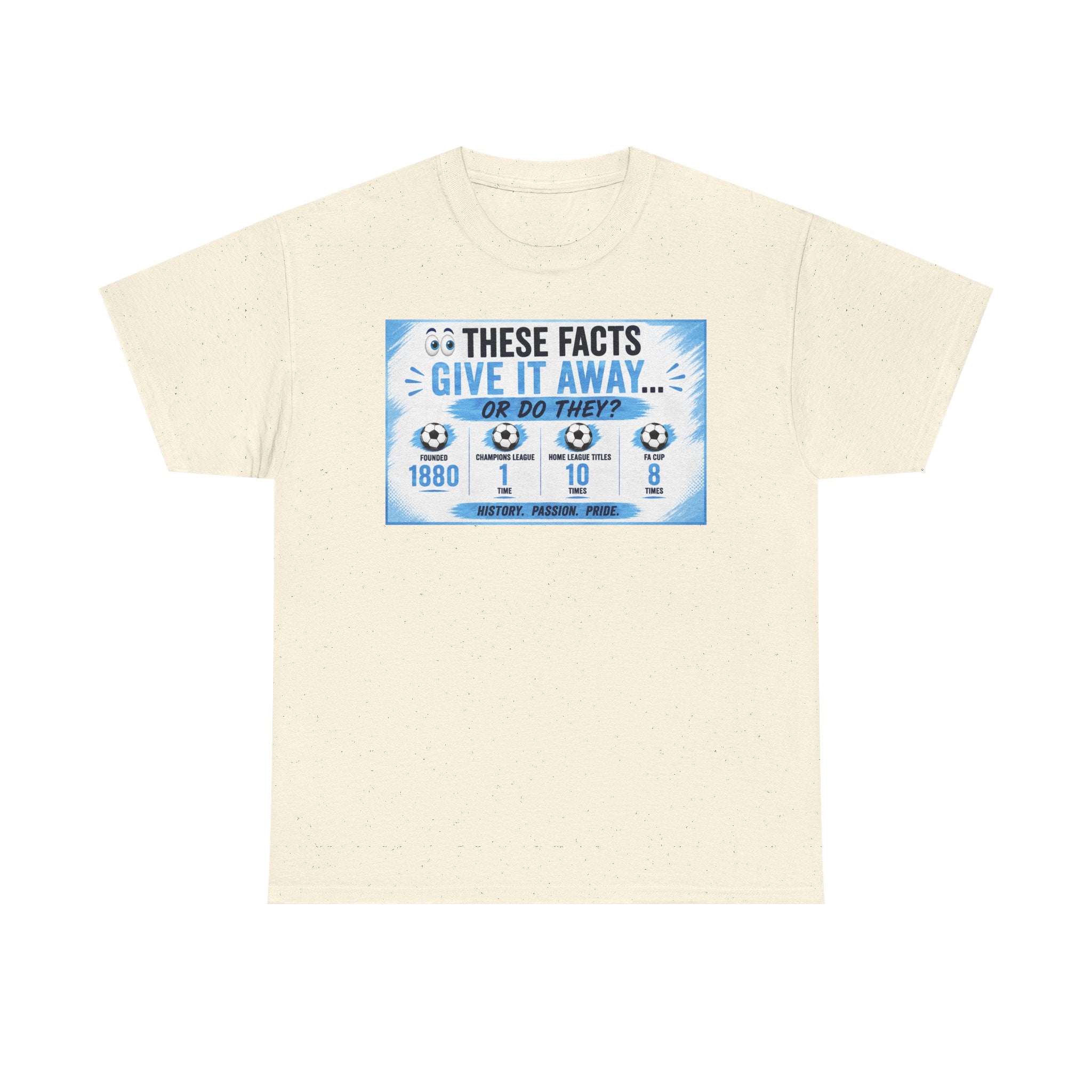T-Shirt — “These Facts Give It Away… Or Do They?” Infographic Tee