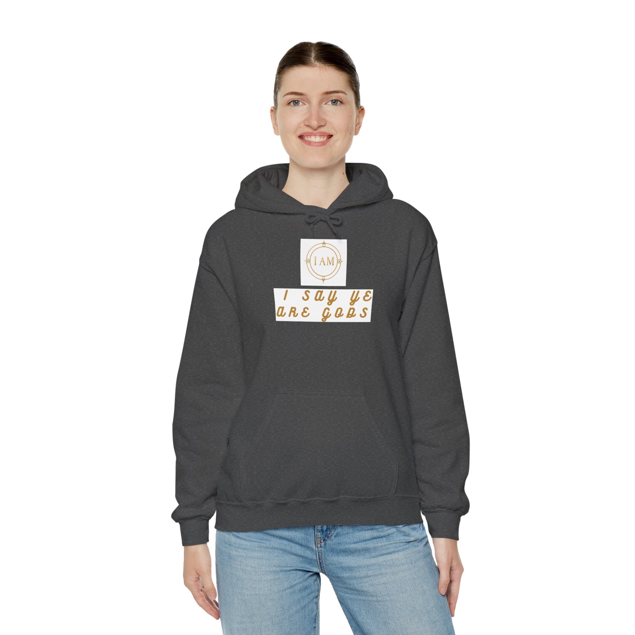 Midweight hooded Unisex sweatshirt