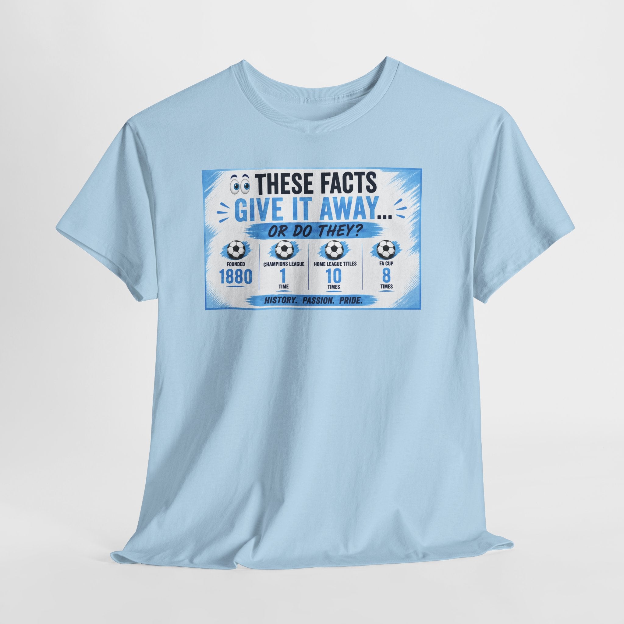 T-Shirt — “These Facts Give It Away… Or Do They?” Infographic Tee